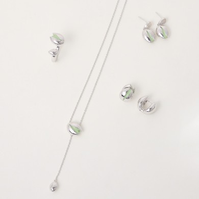 Pistachio Silver Set