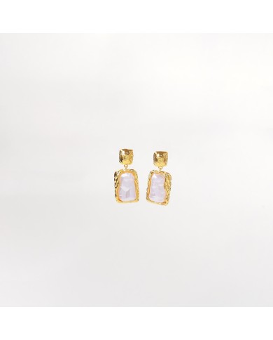 Holiday Drop – Pearl Pendant Earrings Gold Edition