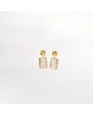 Holiday Drop – Pearl Pendant Earrings Gold Edition