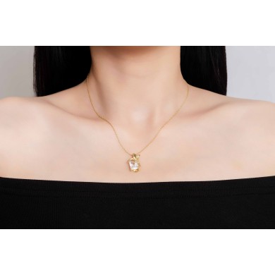 Bamboo Rhythm Necklace Argento 925