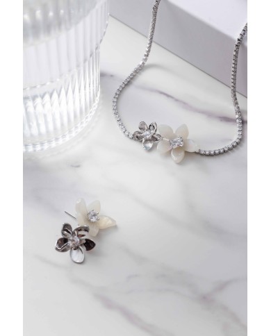 Collar Monet Garden Blanco
