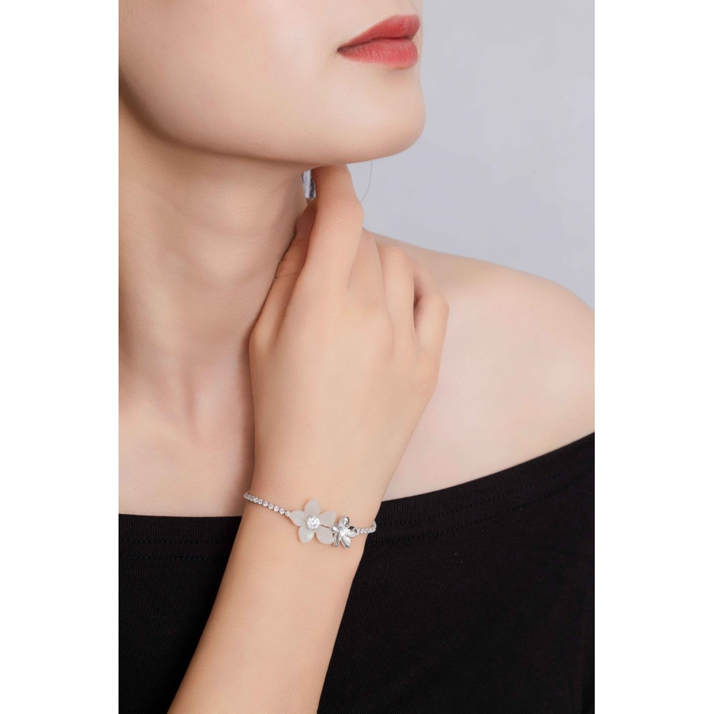 Pulsera Monet Garden Blanca