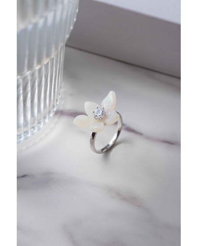 Anillo Monet Garden Blanco