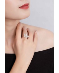 Anello Monet Garden Bianco