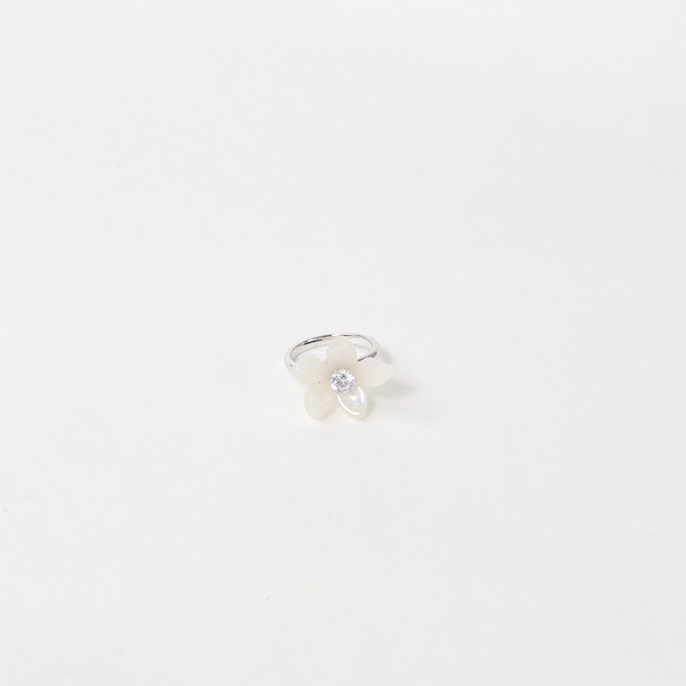 Anello Monet Garden Bianco