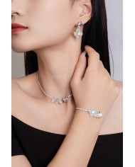 Pendientes Monet Garden Blancos Flow Petal