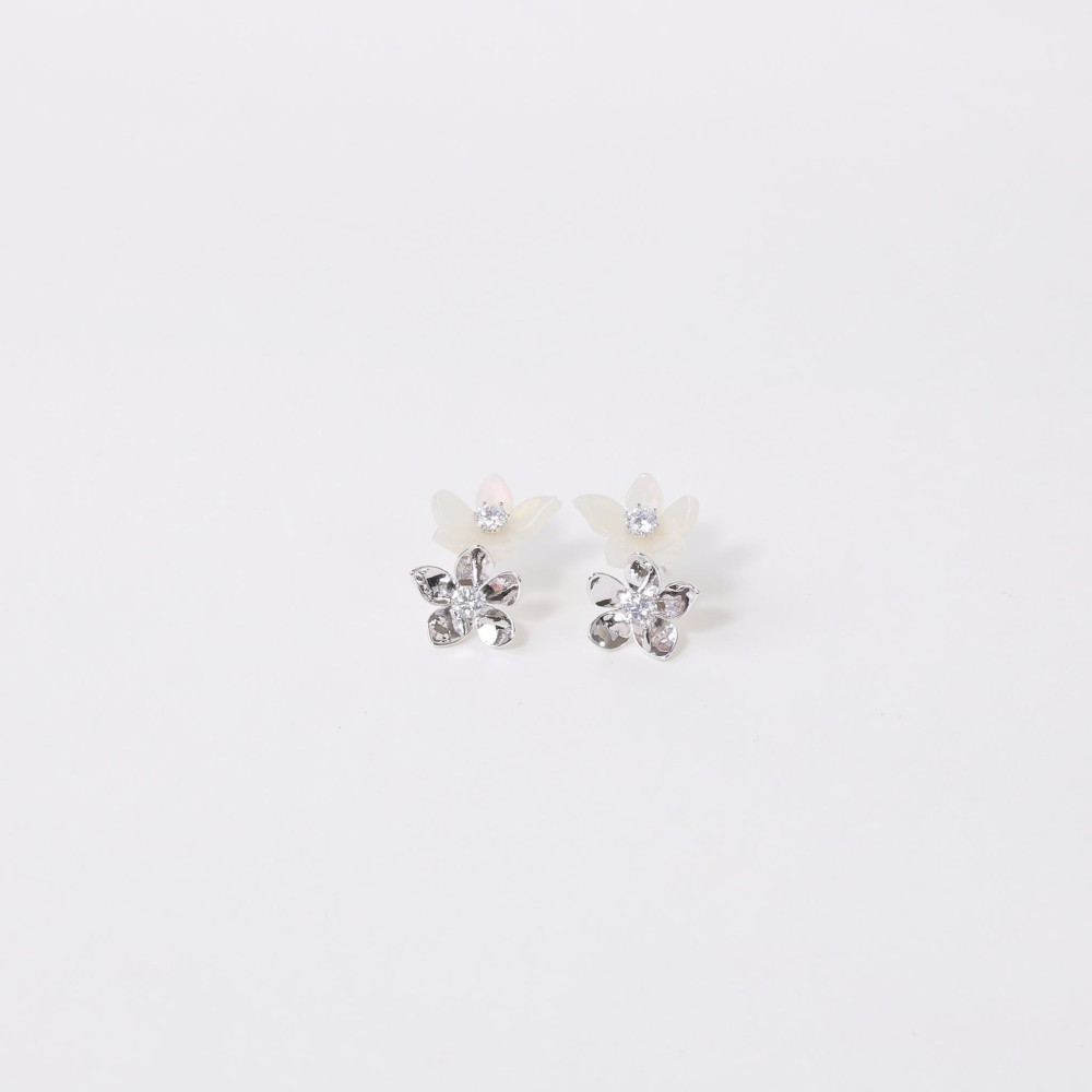 Pendientes Monet Garden Blancos Floating Light