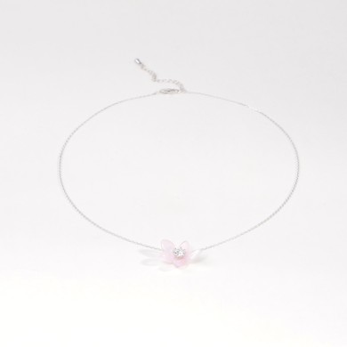 Collana Sottile Monet Garden Rosa