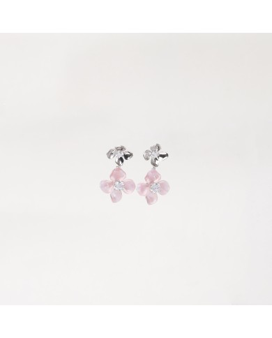 Pendientes Monet Garden Rosas Flow Petal