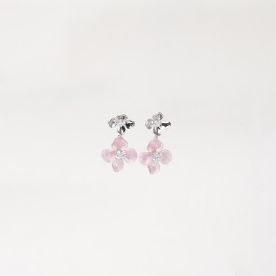 Orecchini Monet Garden Rosa Flow Petal