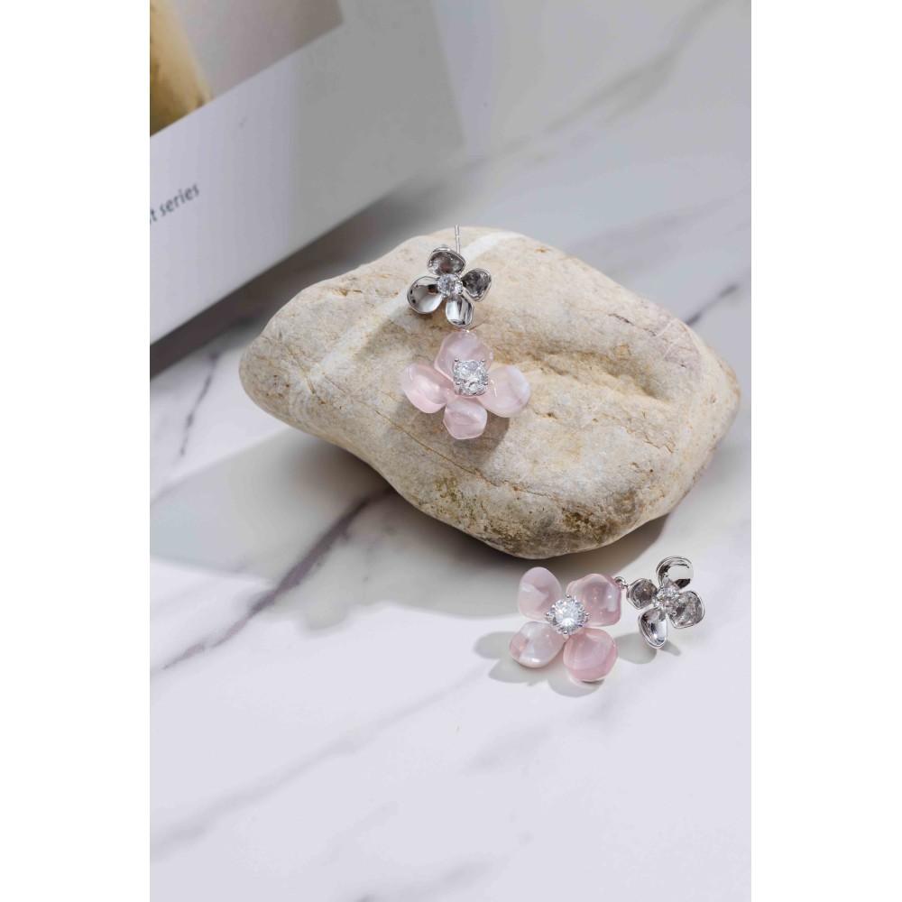 Pendientes Monet Garden Rosas Flow Petal