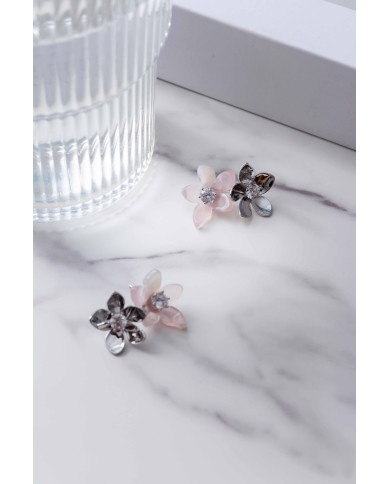 Pendientes Monet Garden Rosas Floating Light