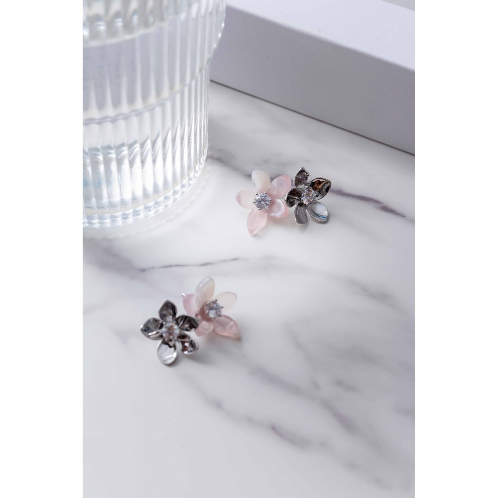 Pendientes Monet Garden Rosas Floating Light