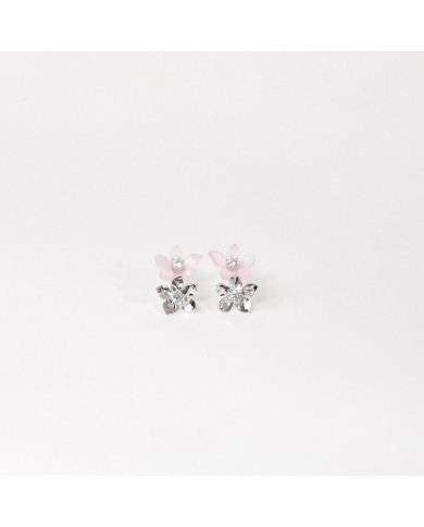 Pendientes Monet Garden Rosas Floating Light