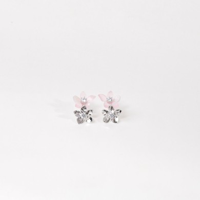 Orecchini Monet Garden Rosa Floating Light