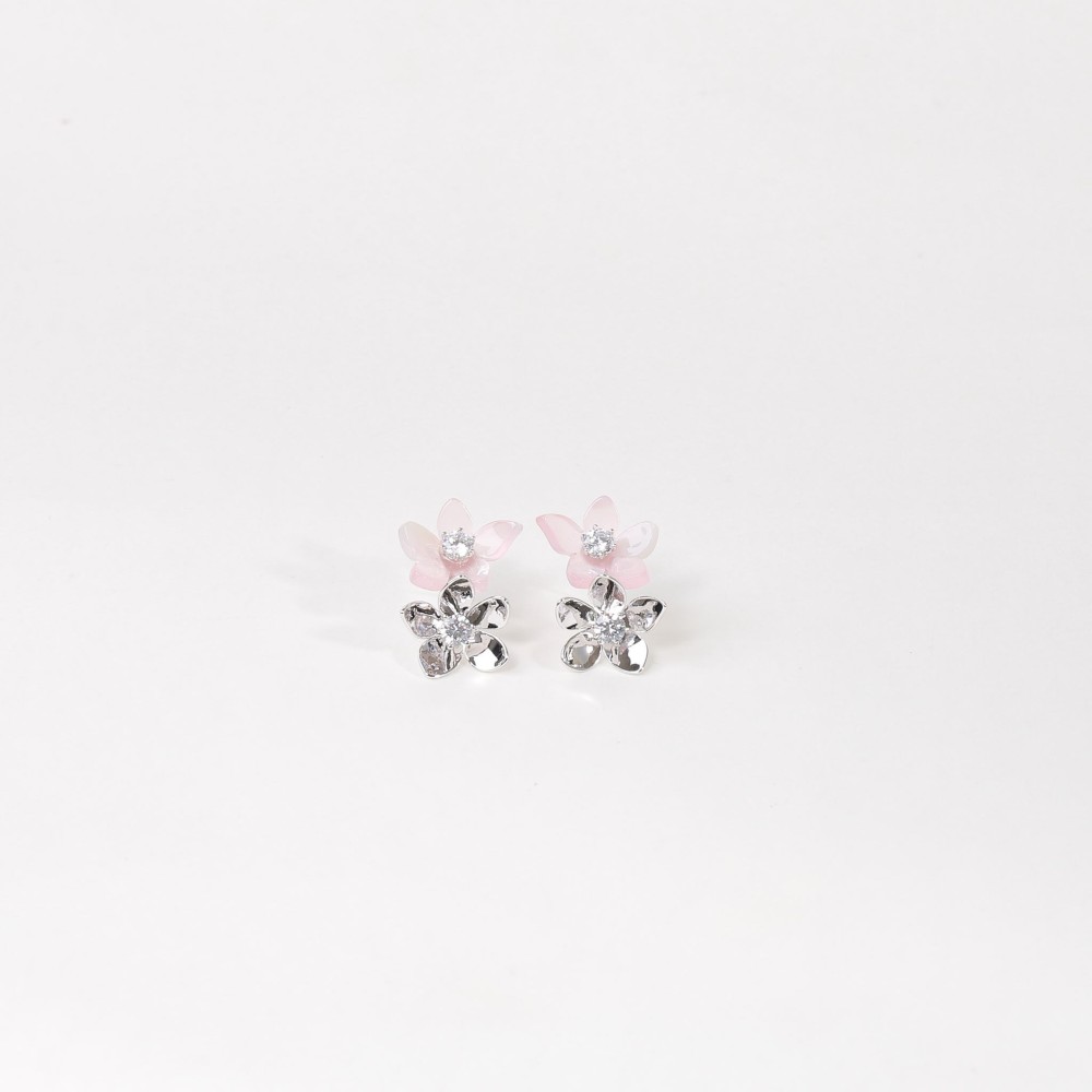 Pendientes Monet Garden Rosas Floating Light