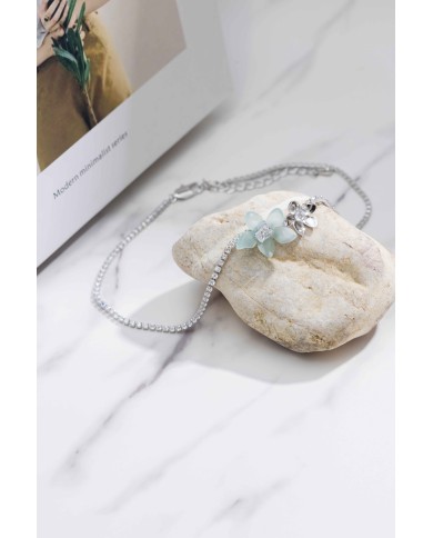 Monet Garden Mint Necklace