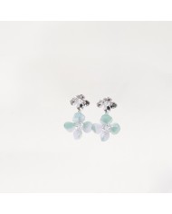 Pendientes Monet Garden Menta Flow Petal