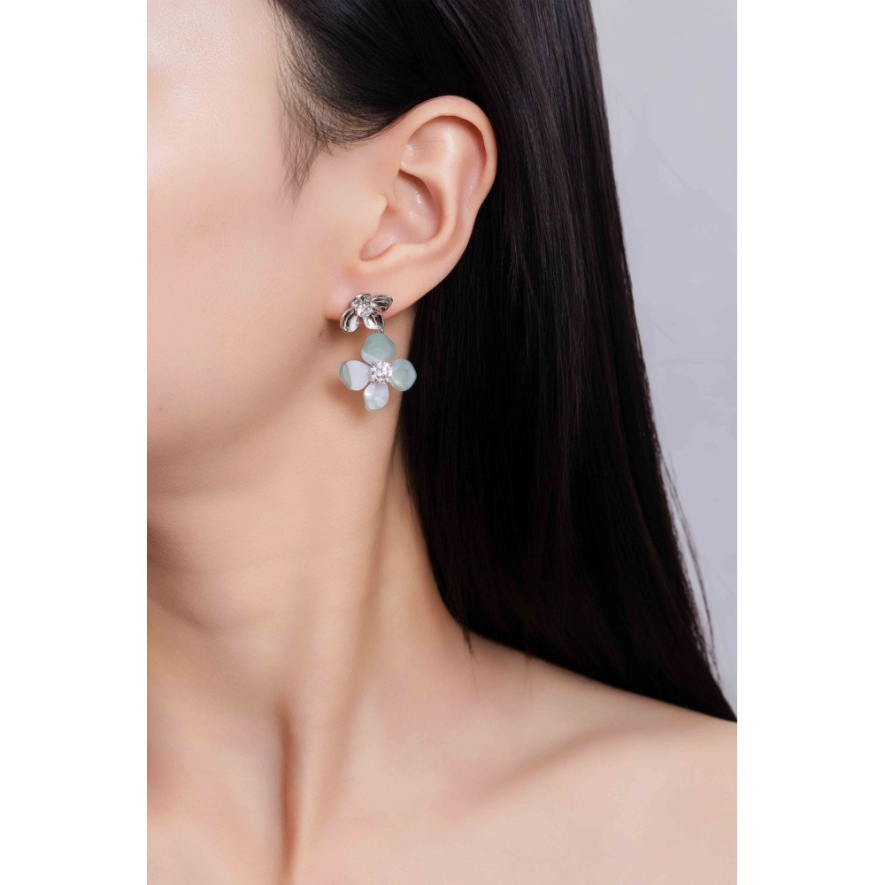 Pendientes Monet Garden Menta Flow Petal