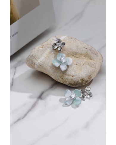 Pendientes Monet Garden Menta Flow Petal