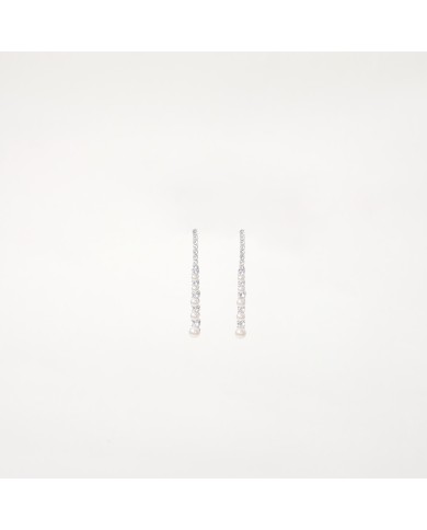 Pendientes Largos Astra Silver