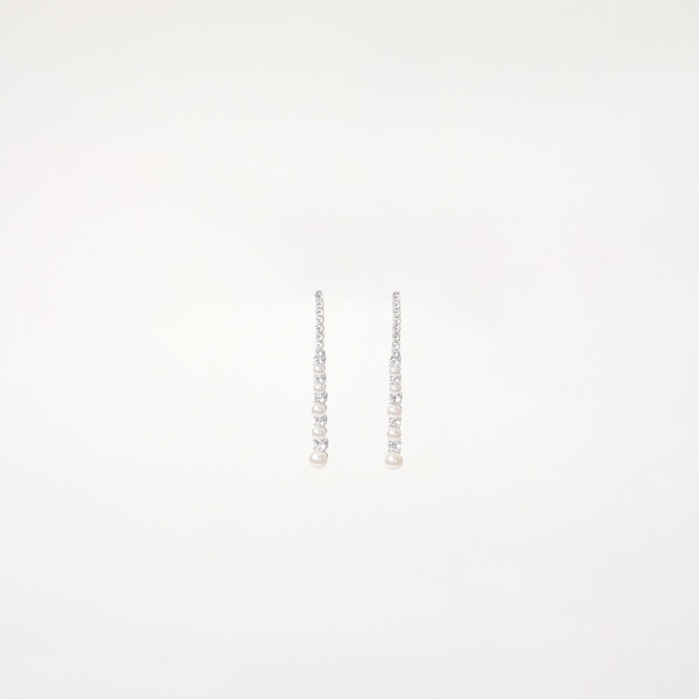 Astra Silver Drop Earrings