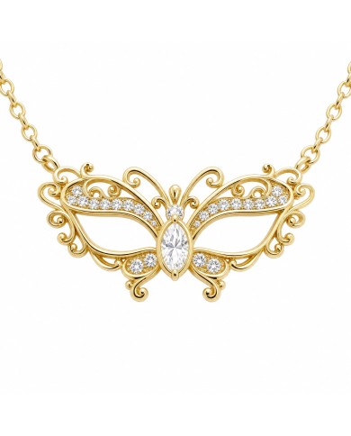 Collana Farfalla Maschera Veneziana
